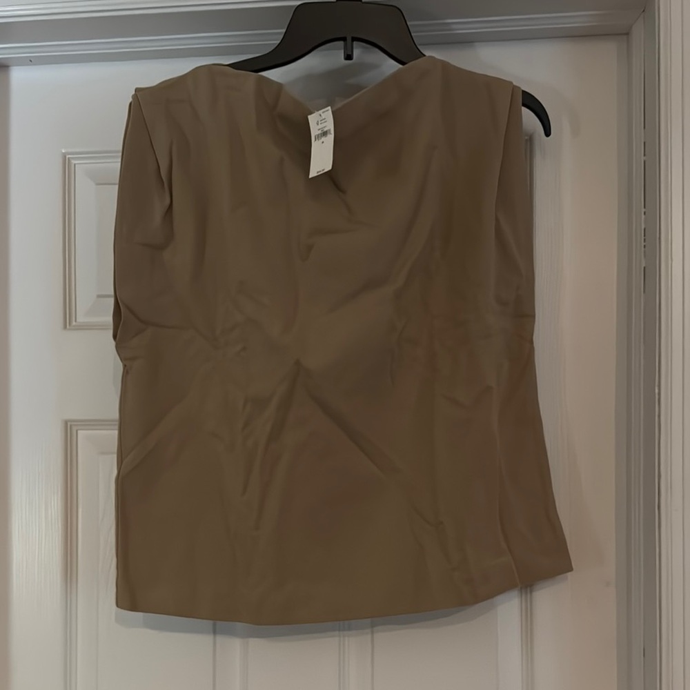 Banana Republic Elegant Tan Sleeveless Top